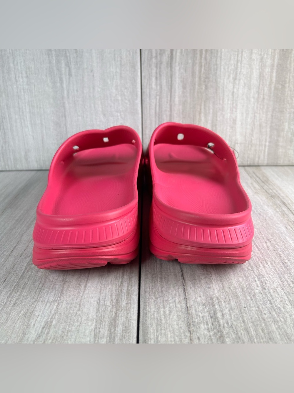 Hoka One One Ora Recovery Slide Bright Pink Comfort Sandals Shoes Men’s Size 12 - Picture 7 of 9
